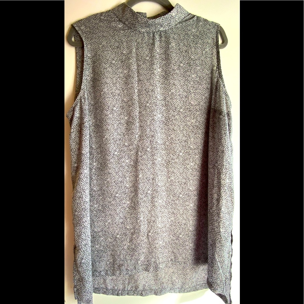 Prologue High Neck Sheer Blouse